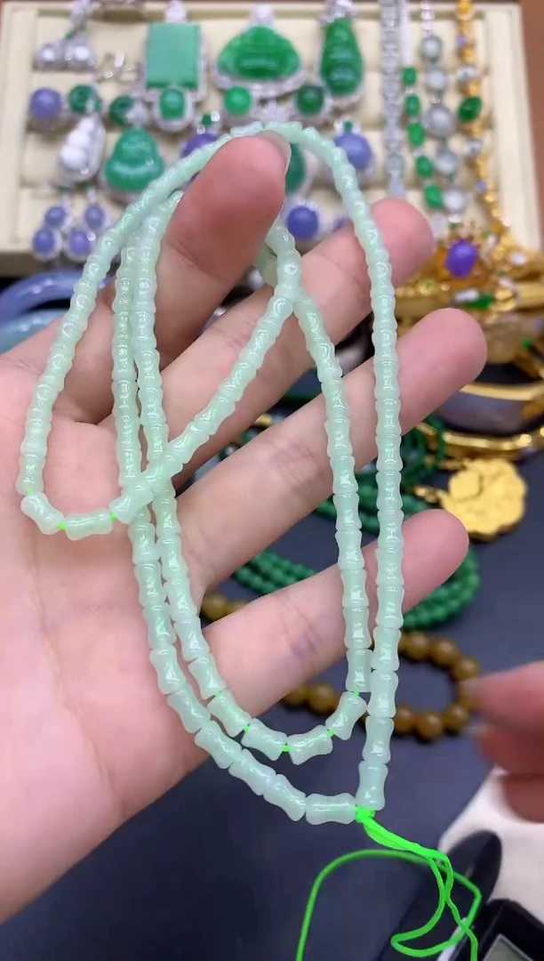 颈饰未镶嵌翡翠433-中国好珍宝
