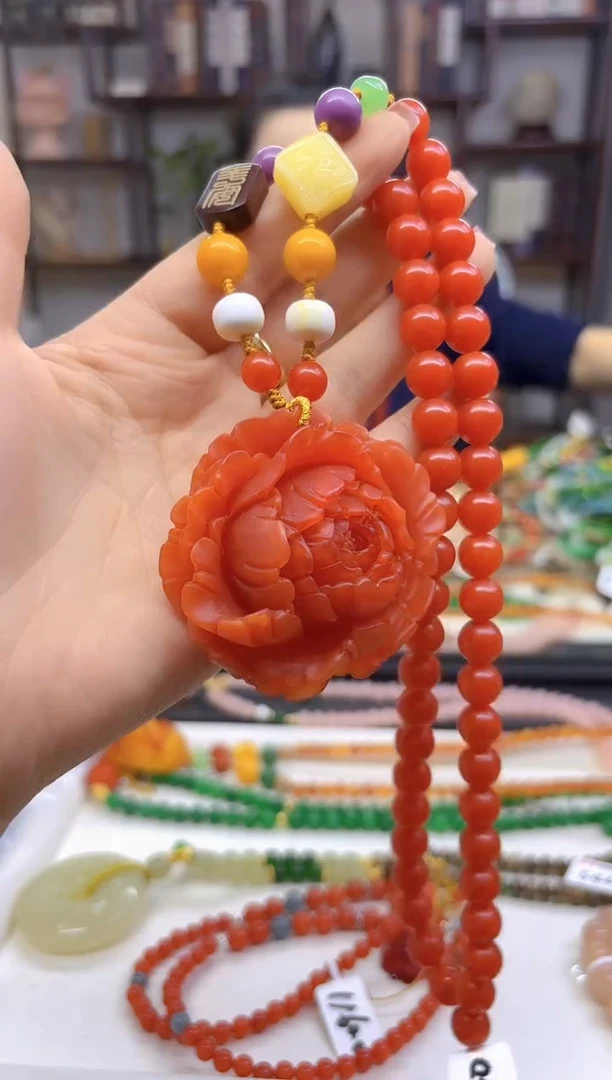 【闪购商品】蜜蜡毛衣链未镶嵌M532