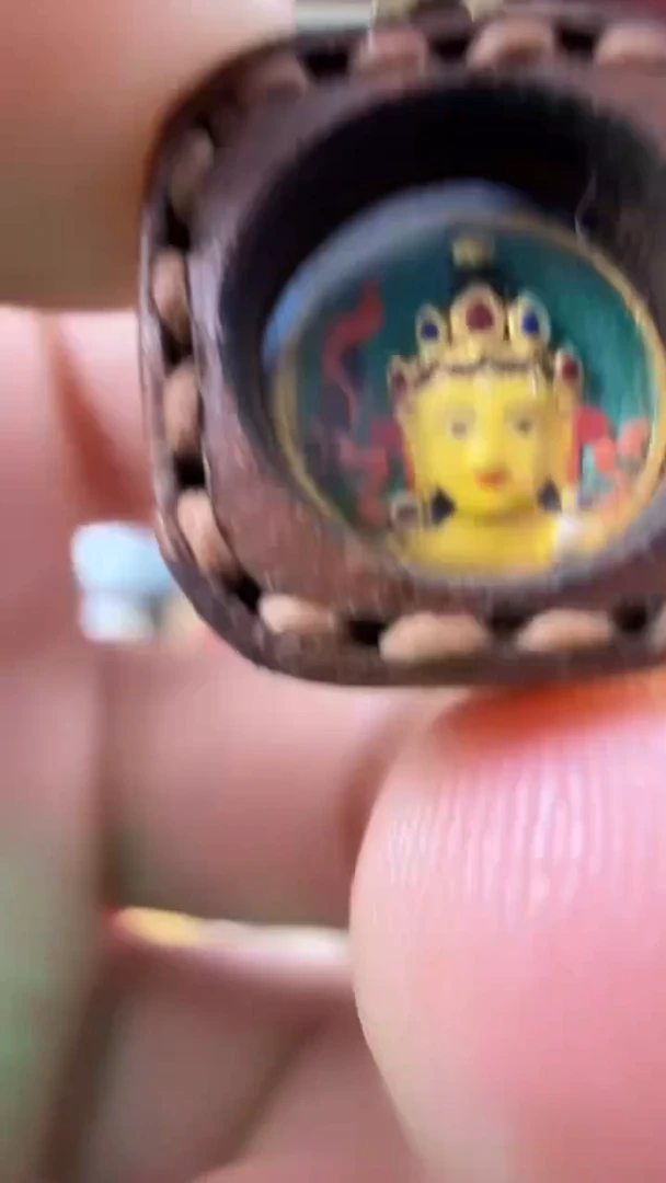 吊坠文殊擦擦-更登元旦