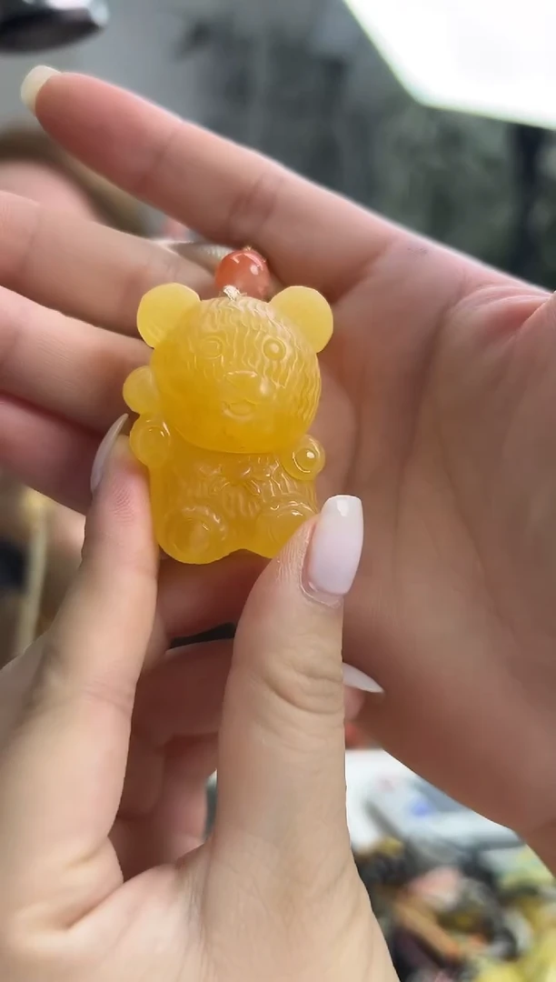 裸石琥珀未镶嵌琥珀蜜蜡吊坠