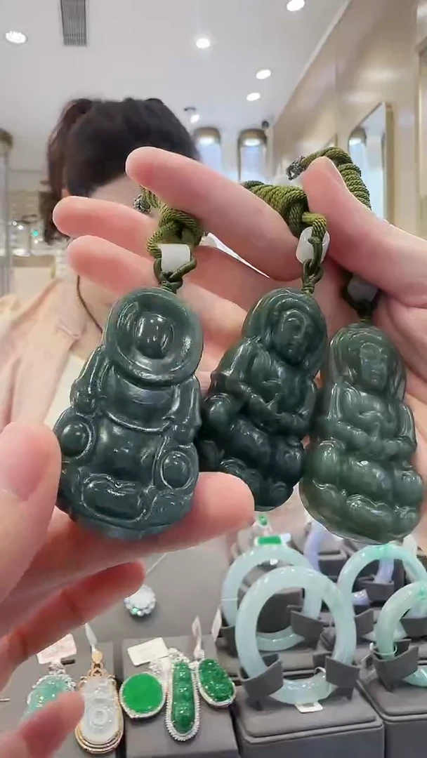 和田玉未镶嵌颈饰01多样发一