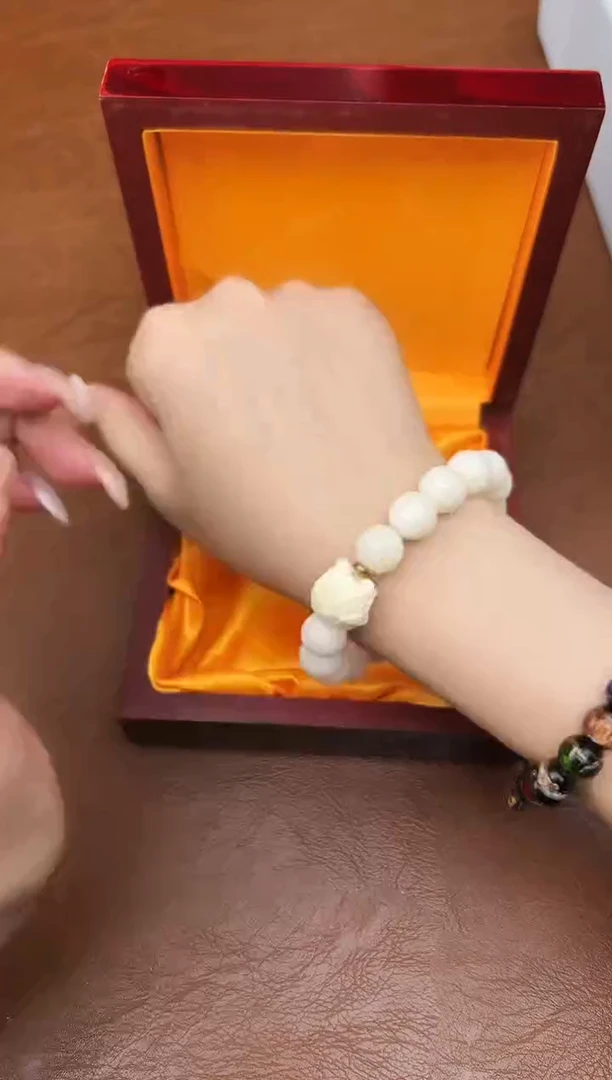 万家文玩阁白玉菩提链接@@SP014