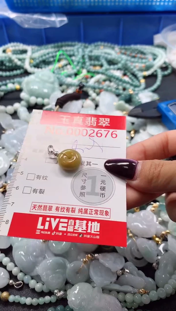 吊坠(不含链)未镶嵌翡翠2676