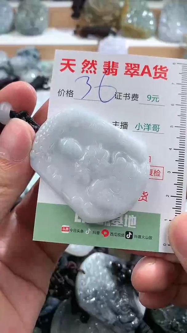 翡翠未镶嵌吊坠(不含链)1