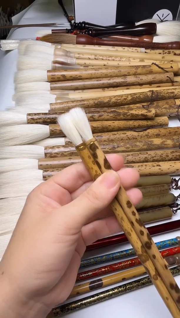 小楷纯羊毫毛笔两支