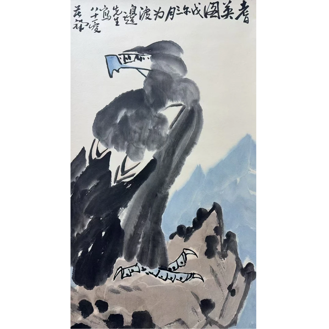 李老款 动物立轴 100 50 4.5平尺