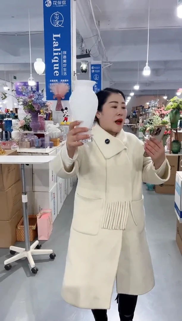 【闪购商品】玻璃花伴你花瓶微瑕-9L6P