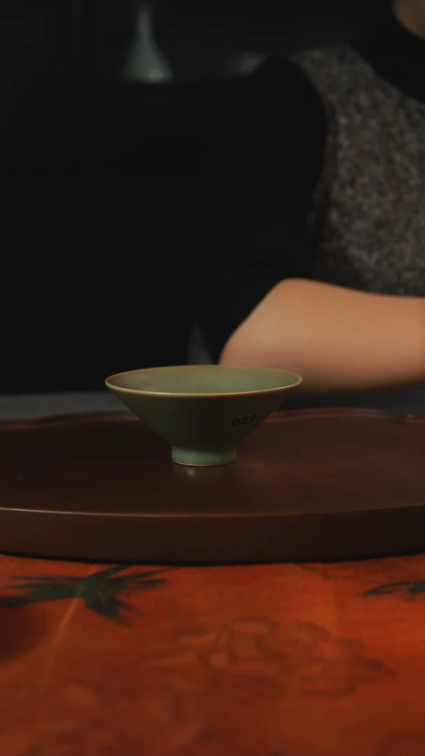 杯子三****清柴烧022  汝州原产地原矿仿古老釉