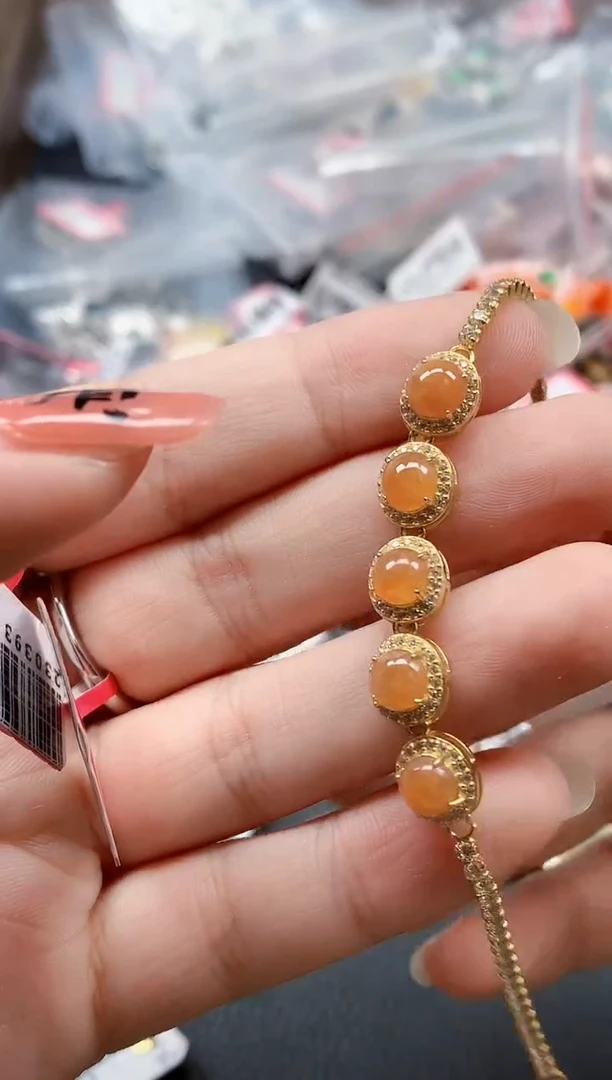 银S925镶嵌戒指翡翠天然A货缅甸翡翠