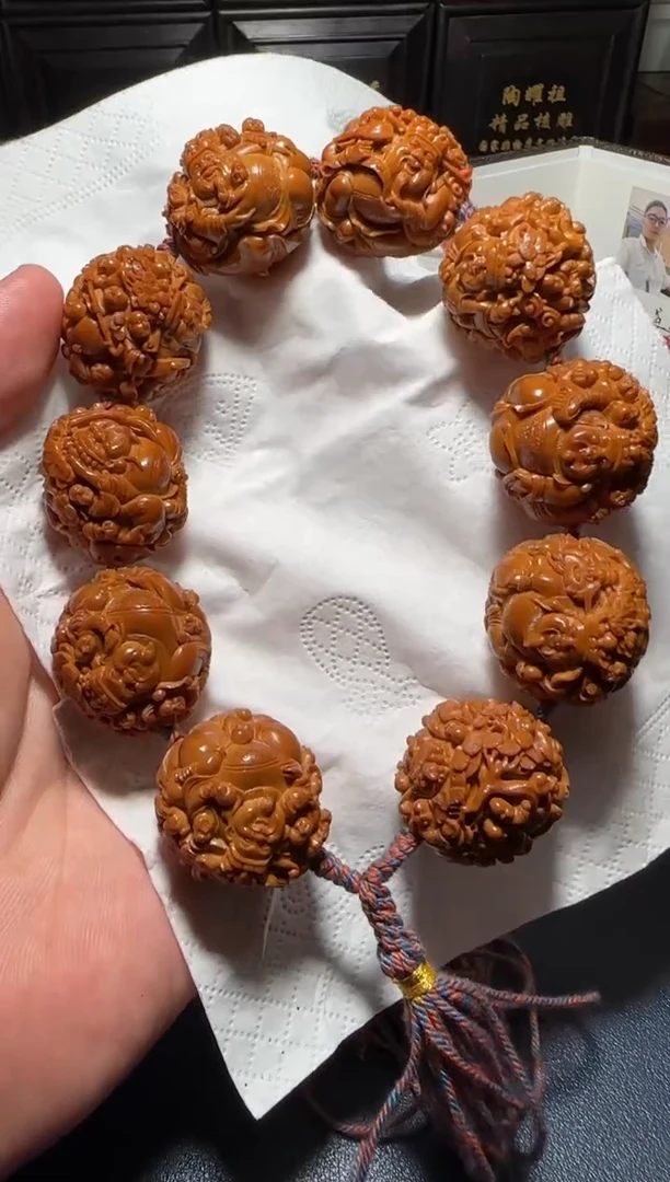 橄榄核手串/手链L**N百子财神