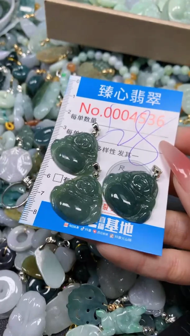 【闪购商品】翡翠颈饰未镶嵌含绳0004536