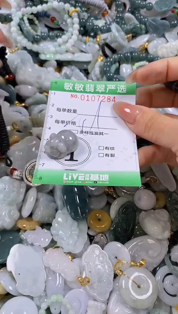 【闪购商品】翡翠颈饰未镶嵌闪购0107284多样性发其一