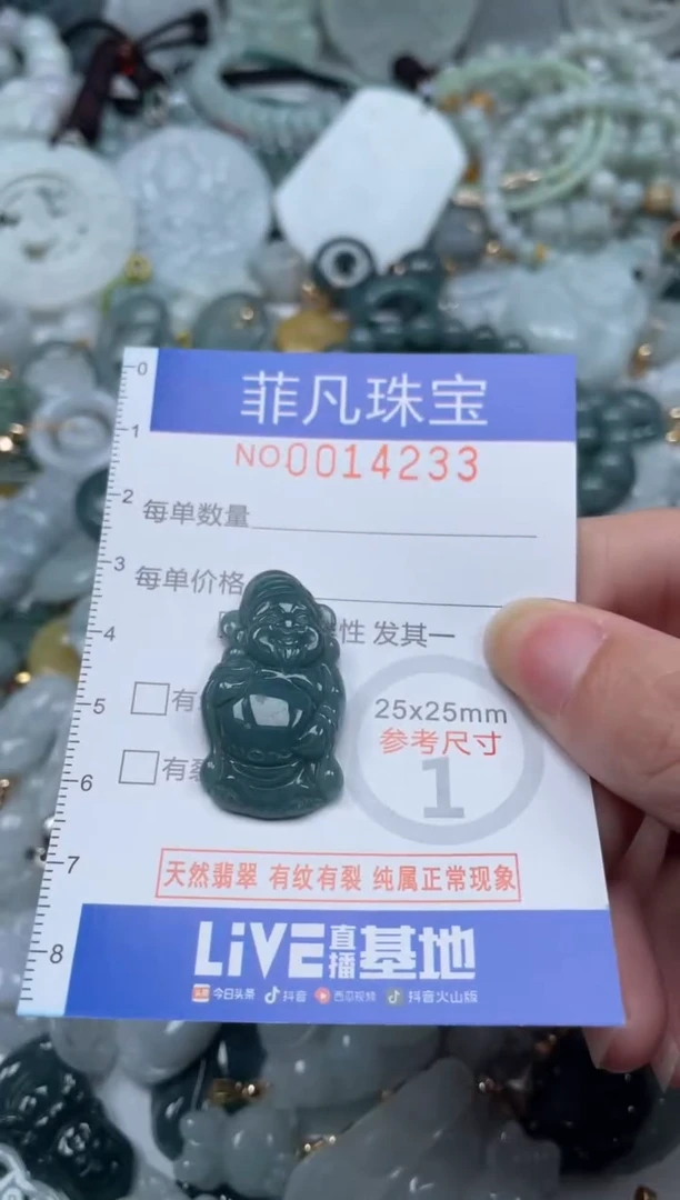 颈饰未镶嵌翡翠14233