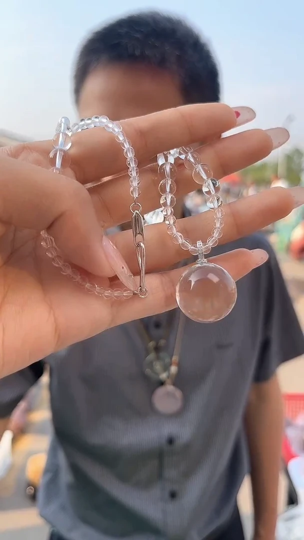 未镶嵌项链水晶天然多样性发一mm