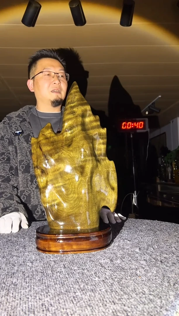 金丝楠木雕款?***?金丝楠木摆件