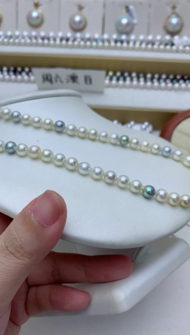 项链未镶嵌海水珍珠q11