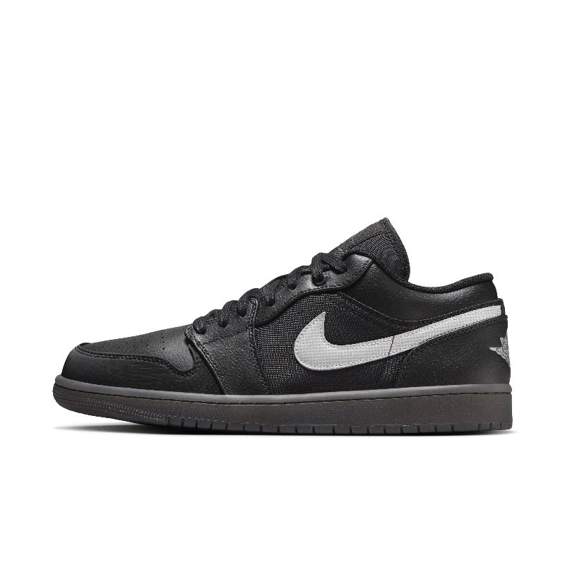 Jordan官方AJ1男子运动鞋板鞋黑灰低帮潮流HV5968-001