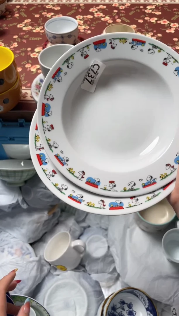 瓷片飘***姐瓷器瓷器C737