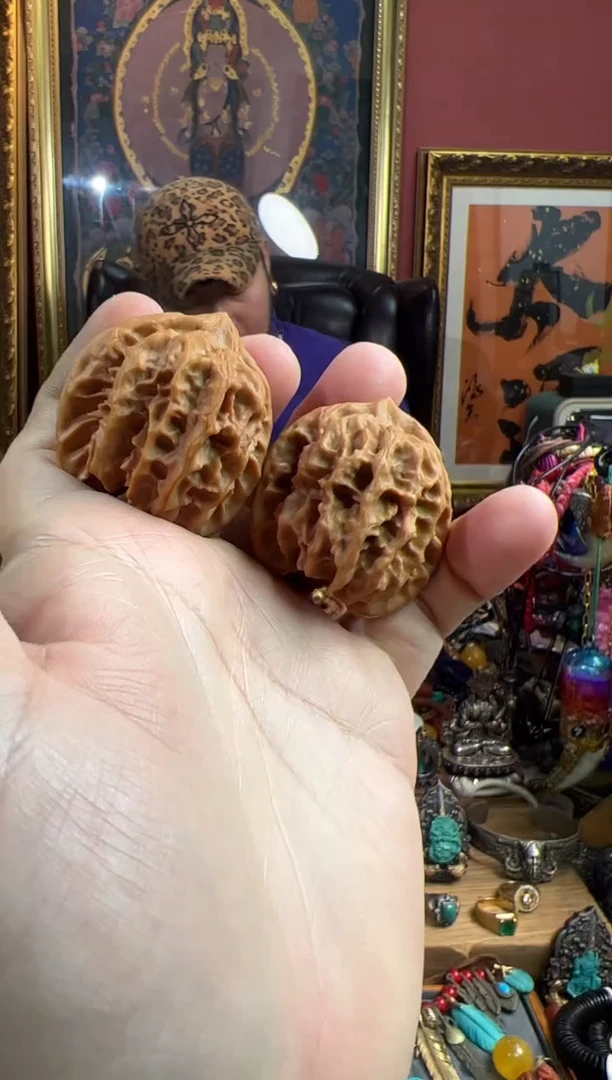 把件文玩核桃37号  大龙核桃把件套装ylp40*40*41mm