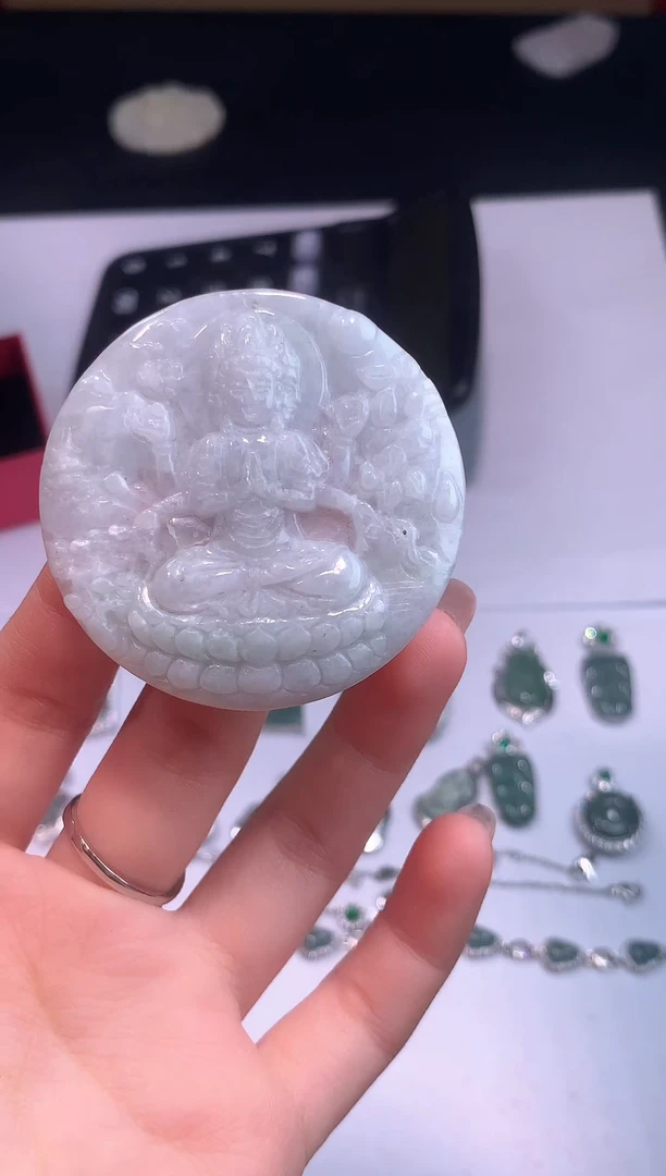 颈饰未镶嵌翡翠0芹0翡翠珠宝764