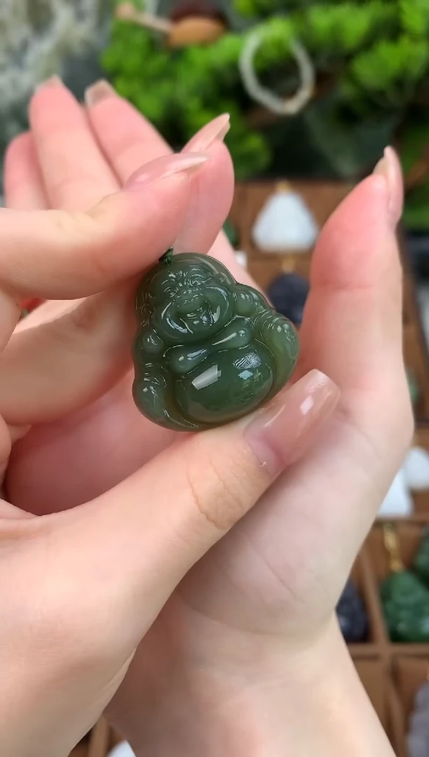 颈饰未镶嵌和田玉吊坠30mm