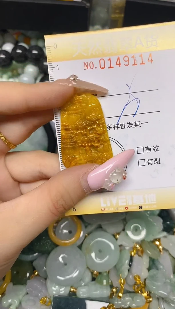 翡翠未镶嵌颈饰闪购0149114