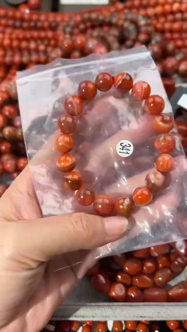 南红玛瑙手串未镶嵌11