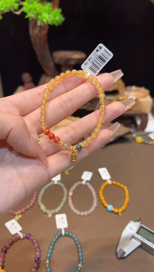 【闪购商品】水晶手链未镶嵌手饰@@E6336