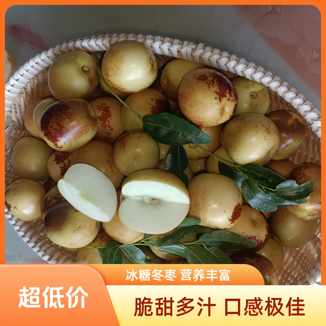 冰糖冬枣脆甜多汁新鲜大枣农副产品儿童孕妇水果