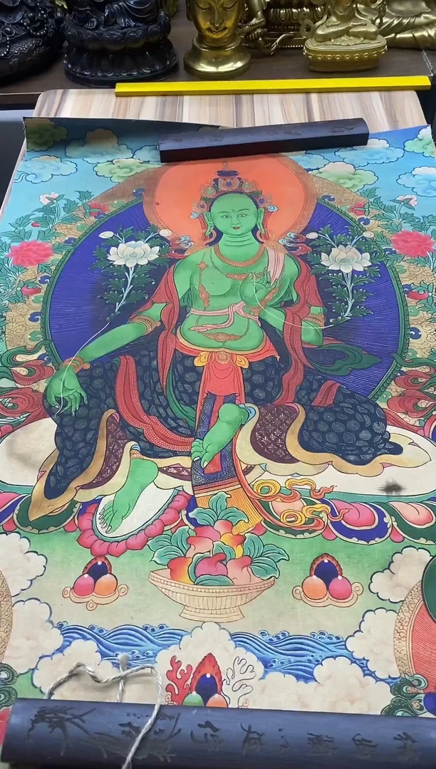 卷轴画精品挂饰 唐卡tk16107