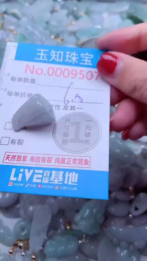 吊坠(不含链)未镶嵌翡翠9507