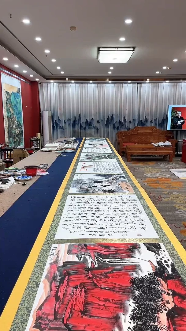 书法合作10米乘1米