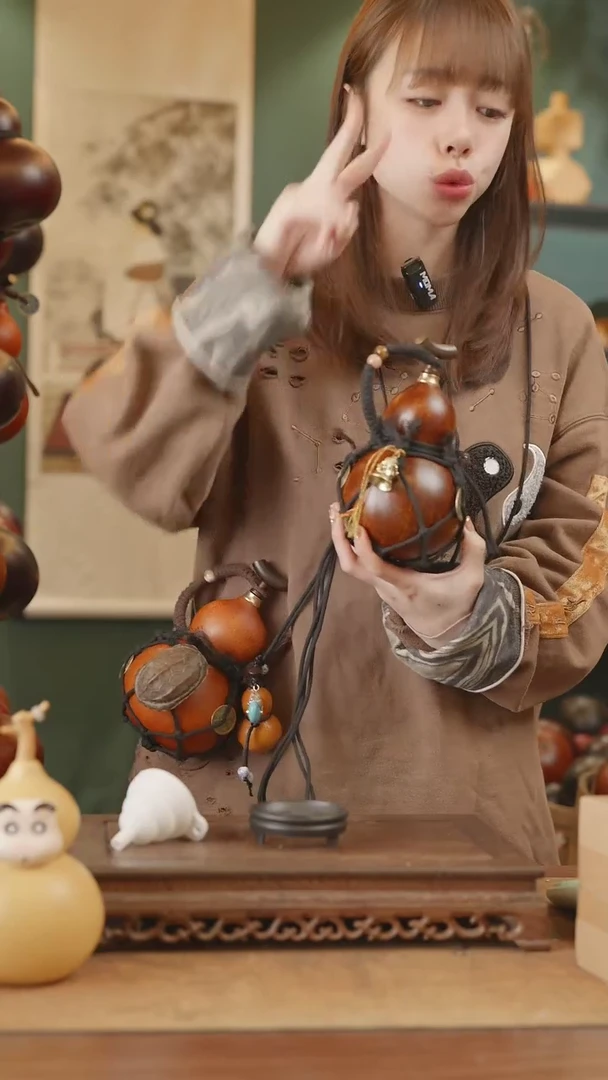 【闪购商品】9号精品天然大漆工艺防渗内胆酒葫芦~