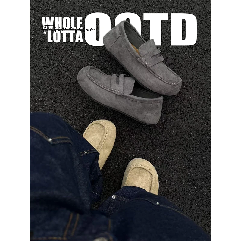 NewRockStarChoppa极简穿搭复古勃肯鞋 Cleanfit休闲百搭穆勒鞋