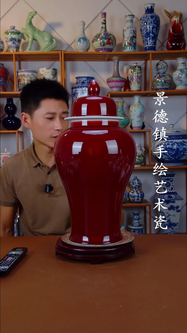 现代景德镇手工手绘陶瓷摆件57