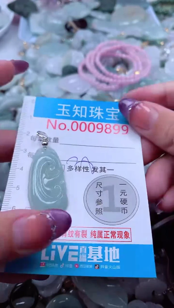 翡翠未镶嵌吊坠(不含链)9899