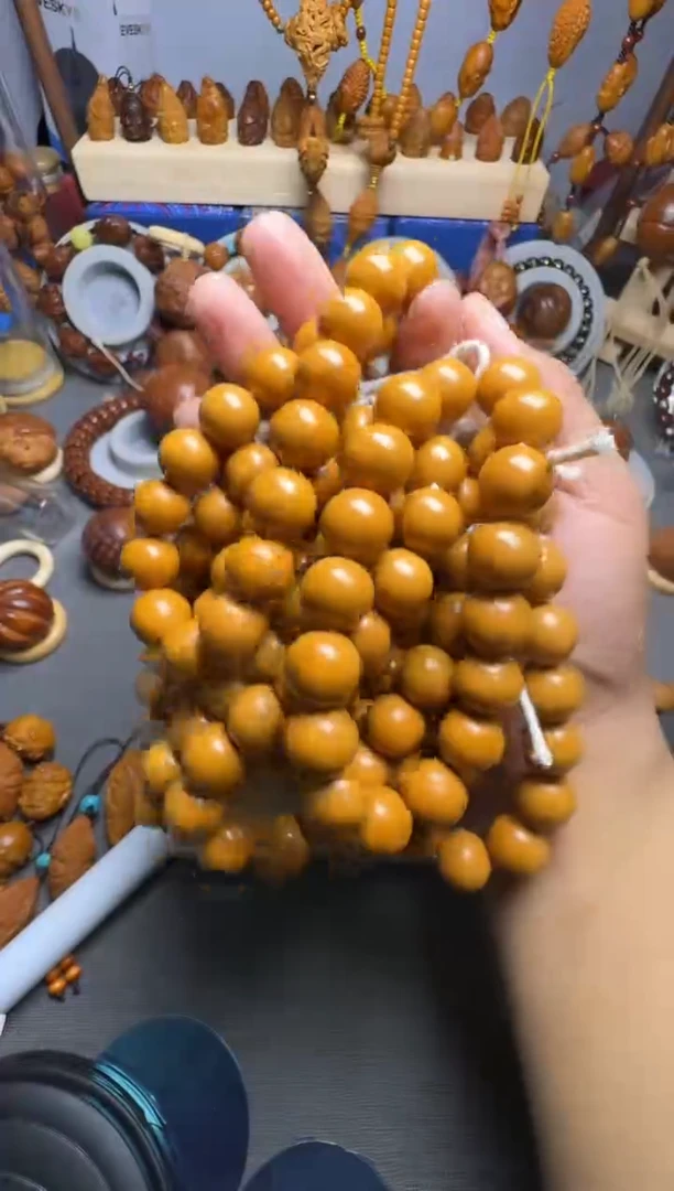 手串橄榄核猴头光珠1