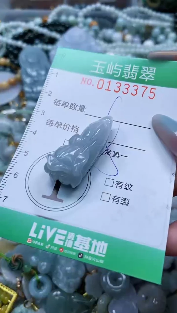 翡翠未镶嵌颈饰闪购0133375