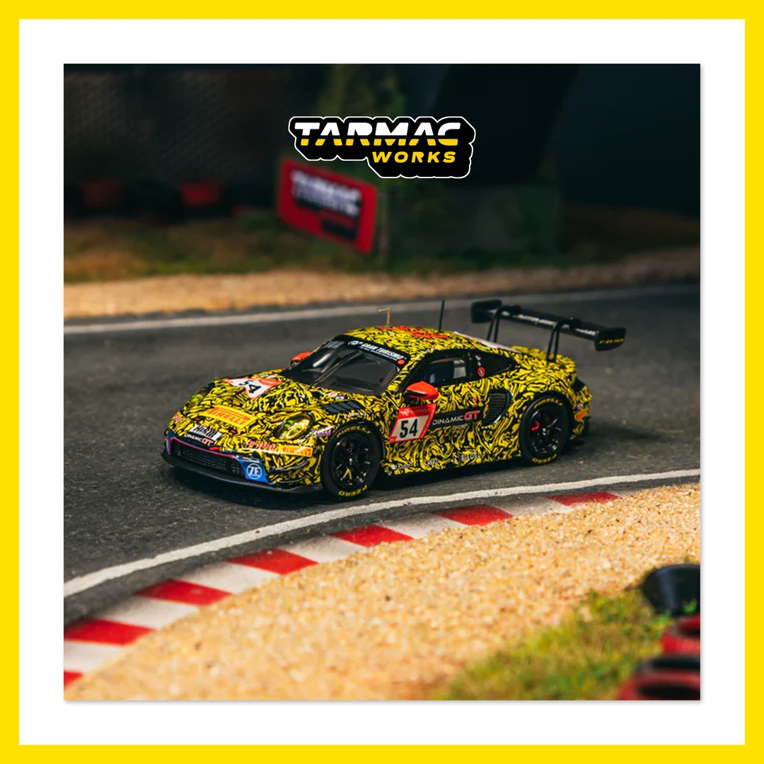 Tarmac X iXO保时捷911 GT3R 纽博格林24h 2023 #54 1:64合金车模