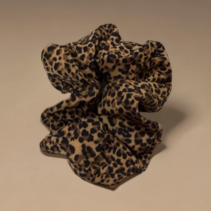 豹纹高弹松紧发绳