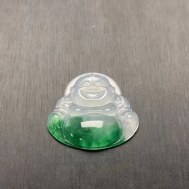 小白精选671精美云朵绿花佛公吊坠