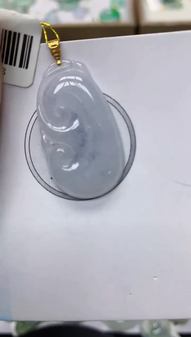 颈饰18K金镶嵌翡翠11111111