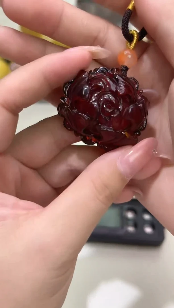 裸石琥珀未镶嵌琥珀蜜蜡吊坠
