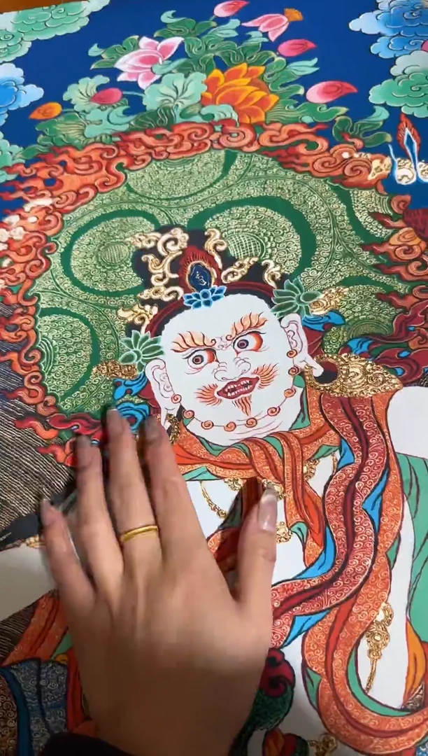 卷轴画精品唐卡===藏-14123白