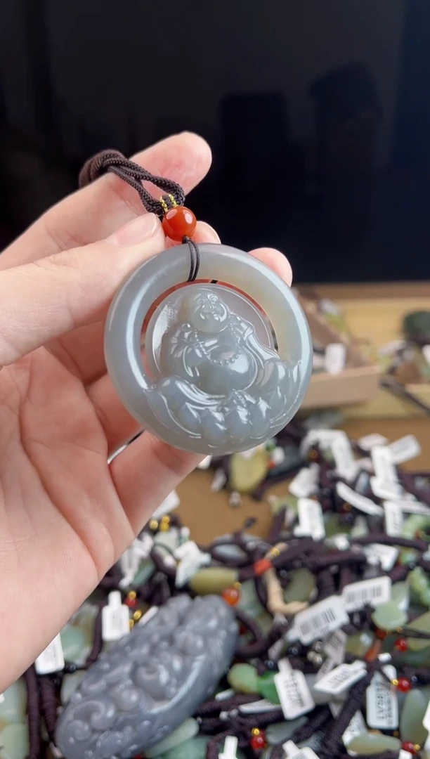 颈饰未镶嵌和田玉汉*1