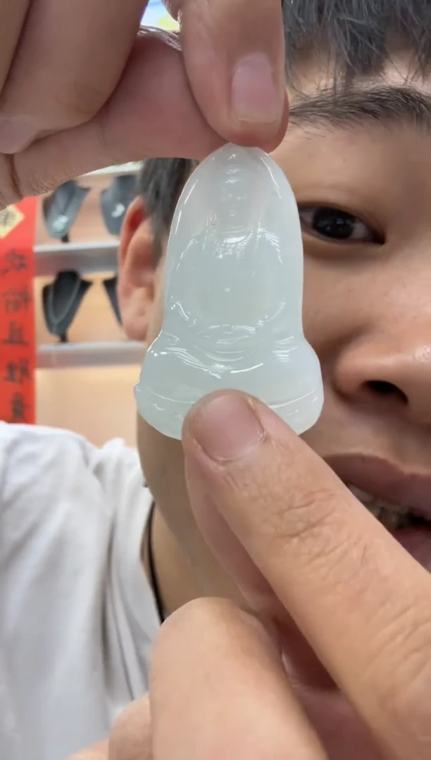 【闪购商品】翡翠颈饰未镶嵌天然翡翠A货孤品一件