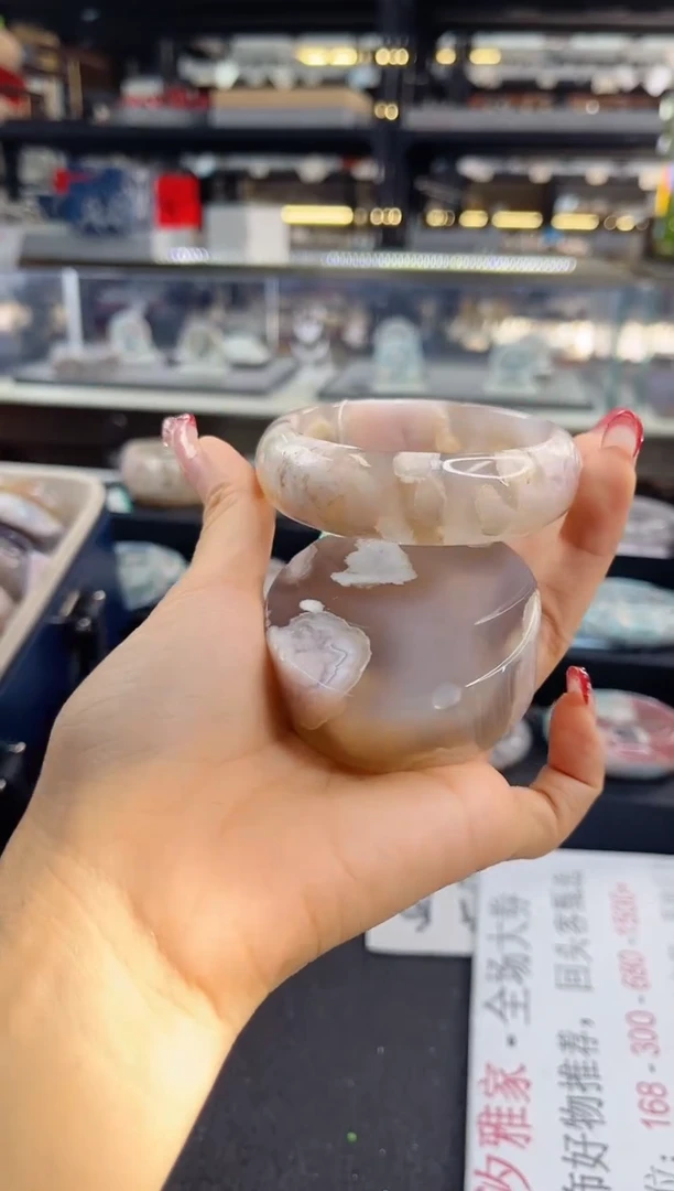 未镶嵌手镯石英质玉58圈口 （赠品镯心）3009071