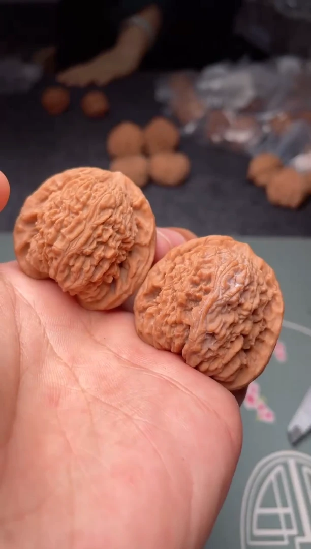 把件文玩核桃a115  南疆石 38尺