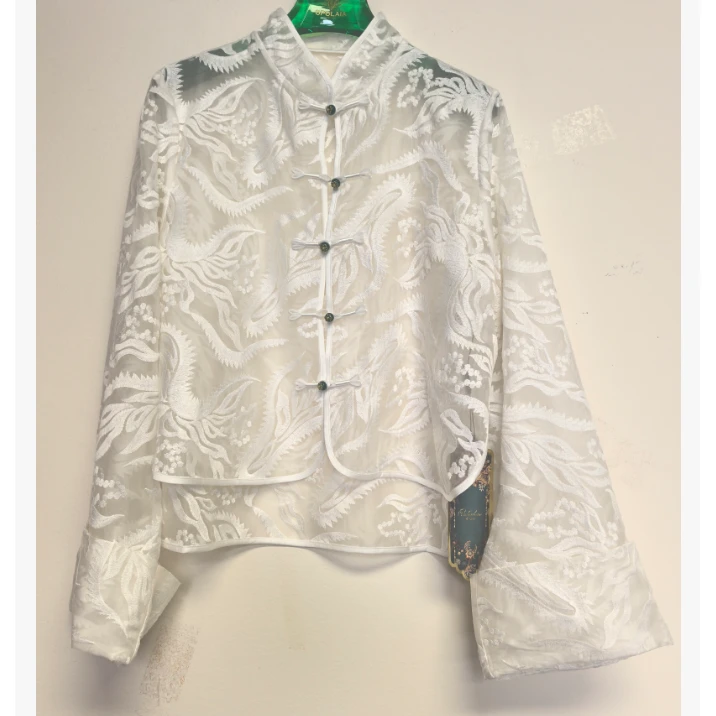 OBLE2025新款气质时尚轻奢女装衬衫上衣114-25213