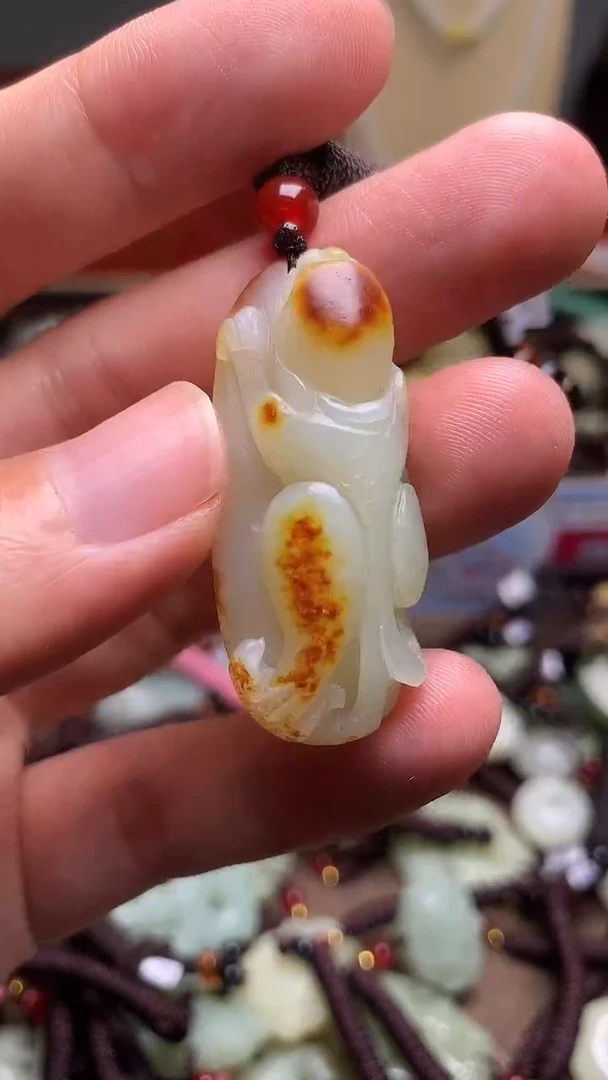 颈饰未镶嵌和田玉新疆料青海料清水和田玉吊坠